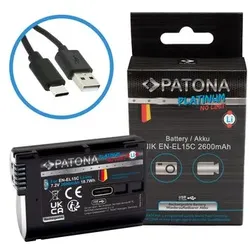Patona Platinum Akku mit USB-C Input für Nikon EN-EL15c