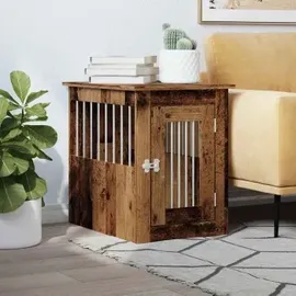 vidaXL Hundekäfig im Möbelstil 45 x 62 x 59 cm Holzwerkstoff Braun