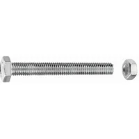 Masidef Sechskantschrauben M8 x 20 mm 75 Stück