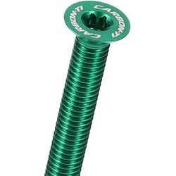 CARBON-TI Aluminiumschraube X-Cap TORX M6x35 Logo | grün