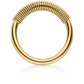 Liebeskind Berlin Fingerring Twist - Gr. 52 - in Gold - wasserfest & hautfreundlich