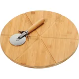 KESPER Pizza-Teller mit Pizza-Schneider 32 cm