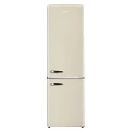 Amica KGCR 387 100 B Retro-Kühl-Gefrierkombination (244 l, 1810 mm hoch, Beige)