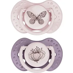 Difrax Sucette Dynamic Botanic Pink - Lila 18m+