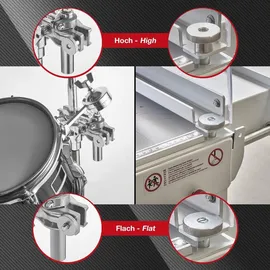 SOTech Rändelmutter M4 Edelstahl 4 Stück