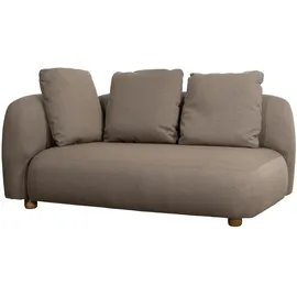 Cane-Line Capture 2-Sitzer Sofamodul, rechts, taupe