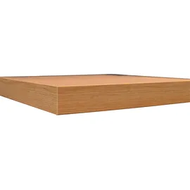 Impuls Küchen Arbeitsplatte IMPULS KÜCHEN "4 cm stark", braun (vintage eiche, nachbildung), B:230cm H:4cm T:60cm, Holzwerkstoff, Tischplatten, in vielen Breiten, passend zu allen Serien, von vier Seiten ummantelt