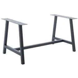 Tischgestell Malmö - A-Form / Traverse - Metall, Anthrazit - 160cm