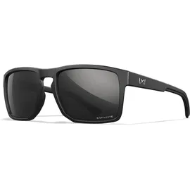 Wiley X Founder Captivate Pol Black Mirror/Matte Black/Gold