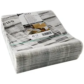 Papstar Hamburger-Tüten, Newsprint fettdicht
