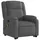vidaXL Massagesessel elektrisch 95 x 99 x 95 cm Dunkelgrau mit Aufstehhilfe
