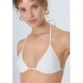 lscn by lascana Triangel-Bikini-Top Damen Weiß 38 Cup C/D