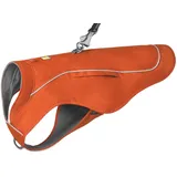 Ruffwear Overcoat Fuse 2-in-1-Kombination aus Hundemantel und -Geschirr, mit Fleece Gefütterte Hundejacke – Canyonlands-Orange, M