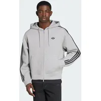 Adidas Originals Adicolor Spacer Oversized Reißverschlusspullover - Medium Grey Heather - M