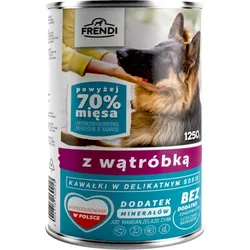 Frendi-Stücke in delikater Sauce mit Leber 1250g