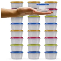 BestLivings Küchendose bunt 6 cm x 3,5 cm 50 ml 24-teiliges Set