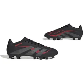 adidas Predator Club FG/MG Herren Core Black/Grey Four/Lucid Red 44 2/3