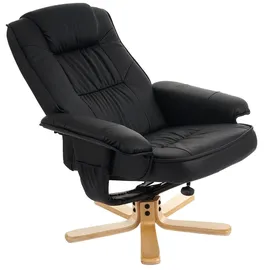 MCW Relaxsessel H56 56 x 71 x 70 cm Schwarz mit Fernbedienung