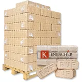 1000kg Palette RUF Hartholzbriketts Eckig Brenn Kamin Ofen Grill Smoker Heiz Holz Gluthalter Brennholz Premium Öko Holzbriketts | 1 Palette | Energie Kienbacher