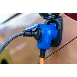 Brennenstuhl Camping CEE-Verlängerungskabel mit CEE-Stecker und Winkelkupplung inkl. Schutzkontakt-Kombisteckdose mit LED Spannungsanzeige (10m, orange