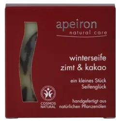 Apeiron natural care Winterseife Zimt & Kakao 100 g