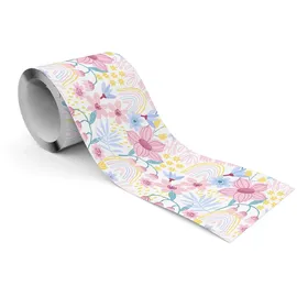 Muralo Tapetenbordüre selbstklebend 10 cm x 300 cm Rosa 10