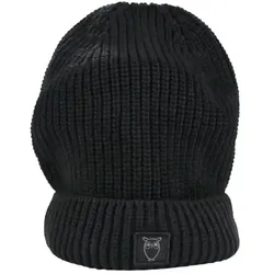 KnowledgeCotton Apparel Beanie - Baumwolle - Schwarz
