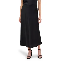 Maxirock VERA MONT "Vera Mont Damen Satinrock wadenlang", Damen, Gr. 36, schwarz, Satin, Obermaterial: 100% Polyester., elegant, gerade lang, Röcke, Material