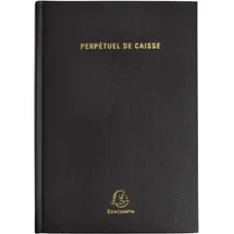 Exacompta Agenda Perpétuel Caisse 210 x 148 mm schwarz