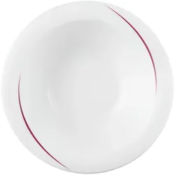 Esmeyer 2 x Seltmann Salats rund 23 cm, Form: Laguna, Dekor:  34622 bordeaux Flanken
