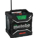 METABO Baustellenradio Akku-Baustellenradio RC 12-18 32W BT DAB+ Akku mit Ladefunktion