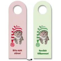 Trendaffe Bitte nicht stören und Herzlich Willkommen Türhänger mit