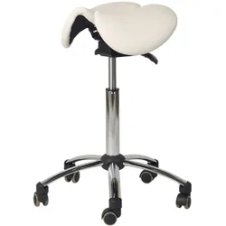 Sattelsitz Sattelhocker weiß