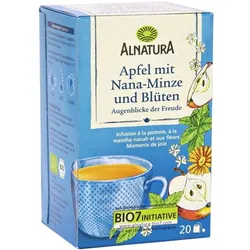 Alnatura Bio Apfeltee mit Nana-Minze und Blüten - 20 Beutel
