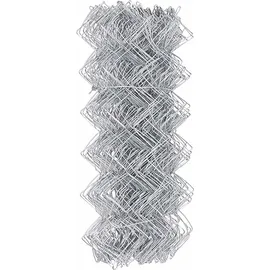 vidaXL Maschendrahtzaun Silber 10 x 0.8 m Galvanisierter Stahl vidaXL