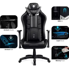 Diablo Chairs X-Ray Gaming Chair grau