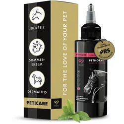 Peticare Spezial-Mittel für Pferde bei Sommerekzem Dermatitis Ekzem 100 ml