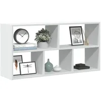 vidaXL Wandregal 100 x 25 x 50 cm Weiß