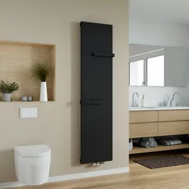 Azur Badheizkörper Molly 1820 x 452 mm 671 W schwarz Mittenanschluss
