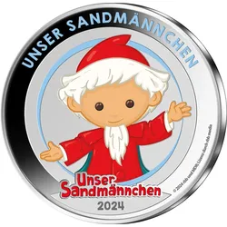 Silberpraegungen zu "65 Jahre Unser Sandmännchen"