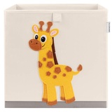 CLCROBD Faltbare Tier-Aufbewahrungskörbe aus Stoff, Spielzeugkiste, Organizer für Kinderzimmer, 33 cm (elegante Giraffe)