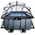 EXIT TOYS Stone Pool 400 x 200 x 122 cm inkl. Sandfilterpumpe + Abdeckung