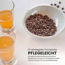bümö Schreibtisch R-Serie Grau / Silber