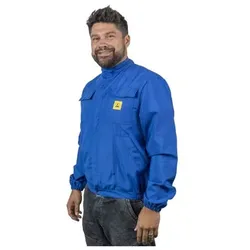 Arbeitshemd, ESD/EGB, L, royalblau - royalblau - L