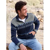 Witt Weiden Strickjacke in marine-gemustert | Gr.: 52