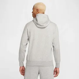 Nike Club French Terry Hoodie Herren 063 dk grey heather/lt smoke grey/white S