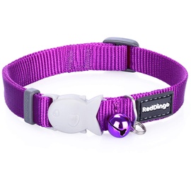 Red Dingo Katzenhalsband, klassisch, Einheitsgröße, Adjustable, violett