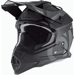 Oneal 2Series Slick 2023 Motocross Helm, schwarz-grau, Größe XL für Männer