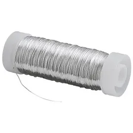 Rayher Silberdraht mit Kupferkern Basteldraht 0,25 mm 100 m