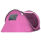 RajoNN Einschichtiges Zelt, Instant Pop Up Automatisches Anti-Regensturm-Anti-UV-wasserdichtes Rucksack-Familien-Campingzelt für Outdoor-Camping, Wandern, Angeln, Picknick, Strand,